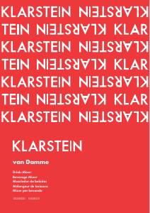 Manual de uso Klarstein 10028320 van Damme Batidora