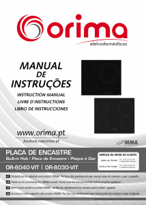 Manual de uso Orima OR 6030 VIT Placa
