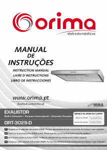 Handleiding Orima ORT 3029 D Afzuigkap