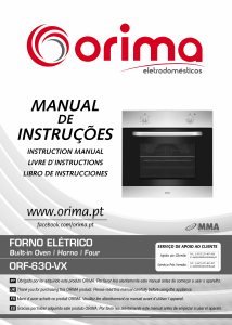 Manual Orima ORF 630 VX Forno