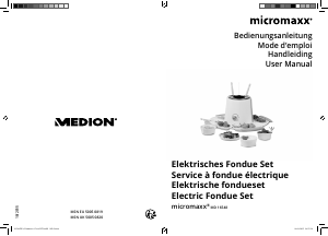 Manual Micromaxx MD 16548 Fondue