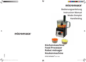 Manual Micromaxx MD 15482 Food Processor
