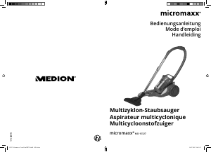 Bedienungsanleitung Micromaxx MD 15327 Staubsauger