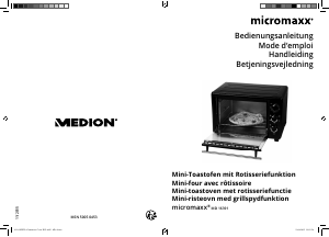 Bedienungsanleitung Micromaxx MD 16391 Backofen