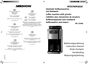 Manual Micromaxx MD 15486 Coffee Machine