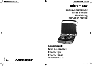 Mode d’emploi Micromaxx MD 16054 Grill