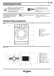 Bedienungsanleitung Whirlpool FWDGBE97168WBC Waschtrockner