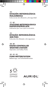 Bedienungsanleitung Auriol IAN 70340 Wetterstation