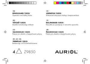 Bedienungsanleitung Auriol IAN 73610 Fernglas