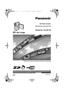 Manual Panasonic SV-AV100PP D-Snap Camcorder