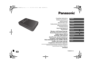 Bedienungsanleitung Panasonic SH-WL40EG Range extender
