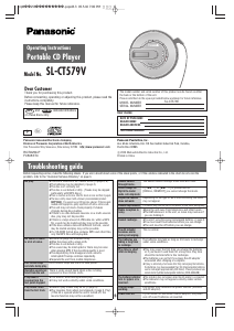 Manual Panasonic SL-CT579V Discman