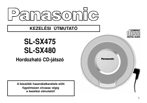 Használati útmutató Panasonic SL-SX475 Hordozható CD-lejátszó