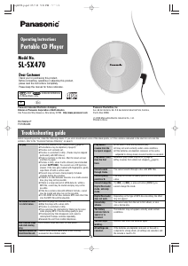 Handleiding Panasonic SL-SX470 Discman