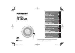 Instrukcja Panasonic SL-SV590 Przenośny odtwarzacz CD