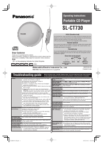 Handleiding Panasonic SL-CT730 Discman