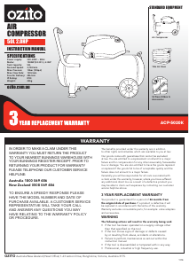 Manual Ozito ACP-5020K Compressor