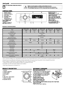 Bruksanvisning Whirlpool Fresh Care 7112 Tvättmaskin