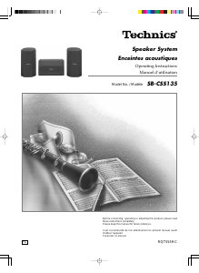 Manual Technics SB-CSS135 Speaker