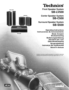 Manual de uso Technics SB-LV500 Altavoz