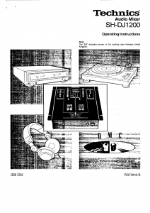 Handleiding Technics SH-DJ1200 Mengpaneel
