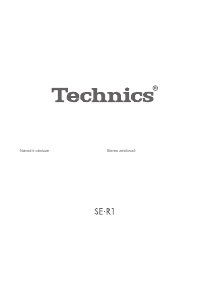 Manual Technics SE-R1 Amplifier