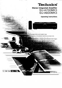 Manual Technics SU-A600MK3 Amplifier