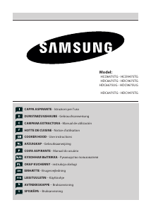 Manual de uso Samsung HDC9475TG Campana extractora