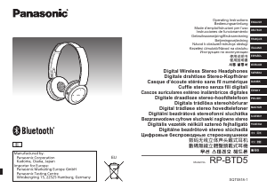 Mode d’emploi Panasonic RP-BTD5E Casque