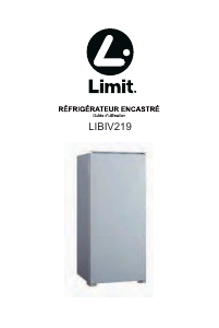 Handleiding Limit LIBIV219 Koelkast