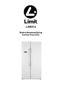 Mode d’emploi Limit LIAK512 Réfrigérateur combiné