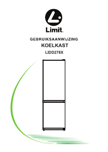 Handleiding Limit LIDD278X Koel-vries combinatie