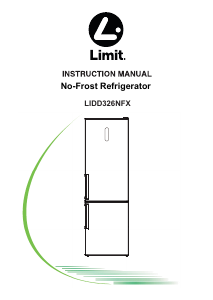 Mode d’emploi Limit LIDD326NFX Réfrigérateur combiné
