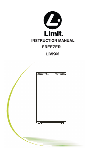 Handleiding Limit LIVK66 Vriezer