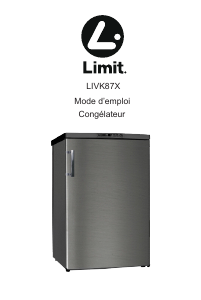 Handleiding Limit LIVK87X Vriezer