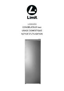 Handleiding Limit LIVK225X Vriezer
