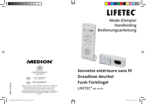 Bedienungsanleitung Lifetec MD 16179 Türklingel