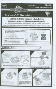 Manual de uso Hasbro Beyblade Electronic Dranzer-S2