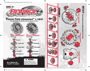 Handleiding Hasbro Beyblade Fury Capricorn and Poison Pegasus