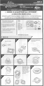 Manual Hasbro Beyblade Grevolution Guardian Driger