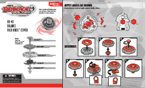 Handleiding Hasbro Beyblade Metal Fusion Rock Aries