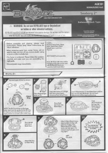Manual Hasbro Beyblade Seaborg 2