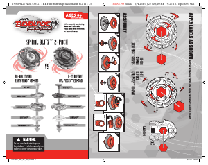 Manual Hasbro Beyblade Spiral Blitz