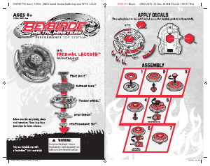 Manual Hasbro Beyblade Thermal Lacerta