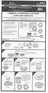 Handleiding Hasbro Beyblade V Force Driger G