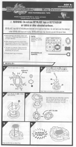 Manual Hasbro Beyblade V Force Wing Defenser