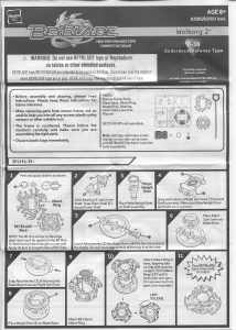 Manual Hasbro Beyblade Wolborg 2