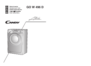 Manual Candy GO W 496 D Alise Washing Machine