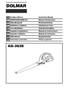 Manual Dolmar AG-3628 Soprador de folhas