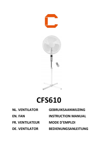 Bedienungsanleitung Cresta CFS610 Ventilator